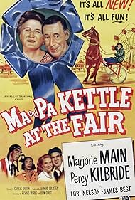 James Best, Oliver Blake, Zachary Charles, Percy Kilbride, Marjorie Main, Lori Nelson, and Emory Parnell in Ma and Pa Kettle at the Fair (1952)