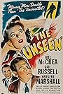 Herbert Marshall, Joel McCrea, and Gail Russell in The Unseen (1945)