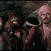 Jane Seymour, Salami Coker, Nadim Sawalha, and Patrick Wayne in Sinbad and the Eye of the Tiger (1977)