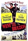 James Ellison, Raymond Hatton, Russell Hayden, and Fuzzy Knight in West of the Brazos (1950)