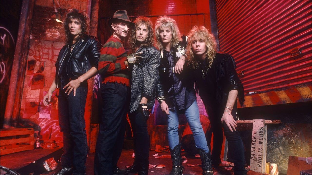 Robert Englund, Don Dokken, George Lynch, Jeff Pilson, Dokken, and Mick Brown in Dokken: Dream Warriors (1987)