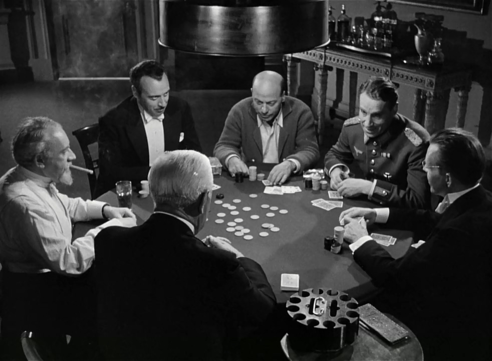 Rudolph Anders, George Coulouris, Henry Daniell, Clyde Fillmore, Erwin Kalser, and Kurt Katch in Watch on the Rhine (1943)