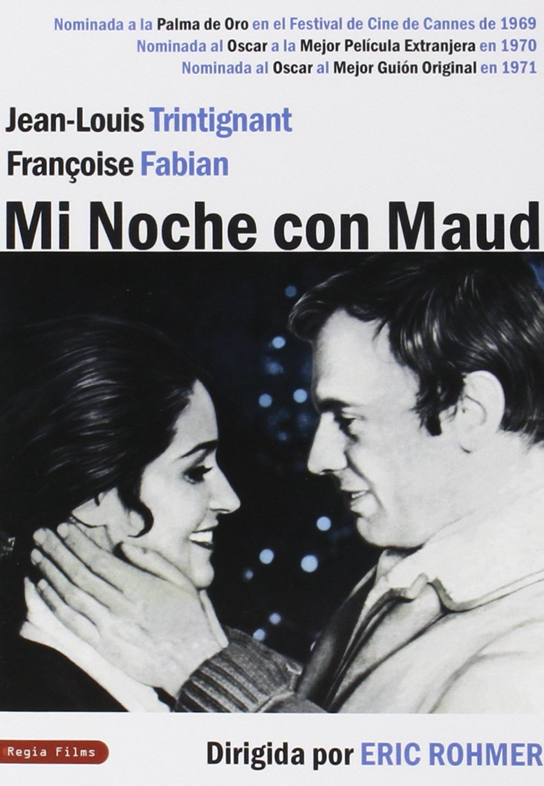 Jean-Louis Trintignant and Françoise Fabian in Ma nuit chez Maud (1969)