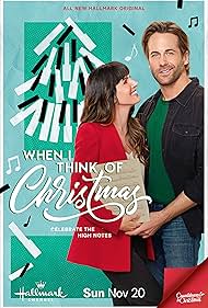 Shenae Grimes-Beech and Niall Matter in When I Think of Christmas (2022)