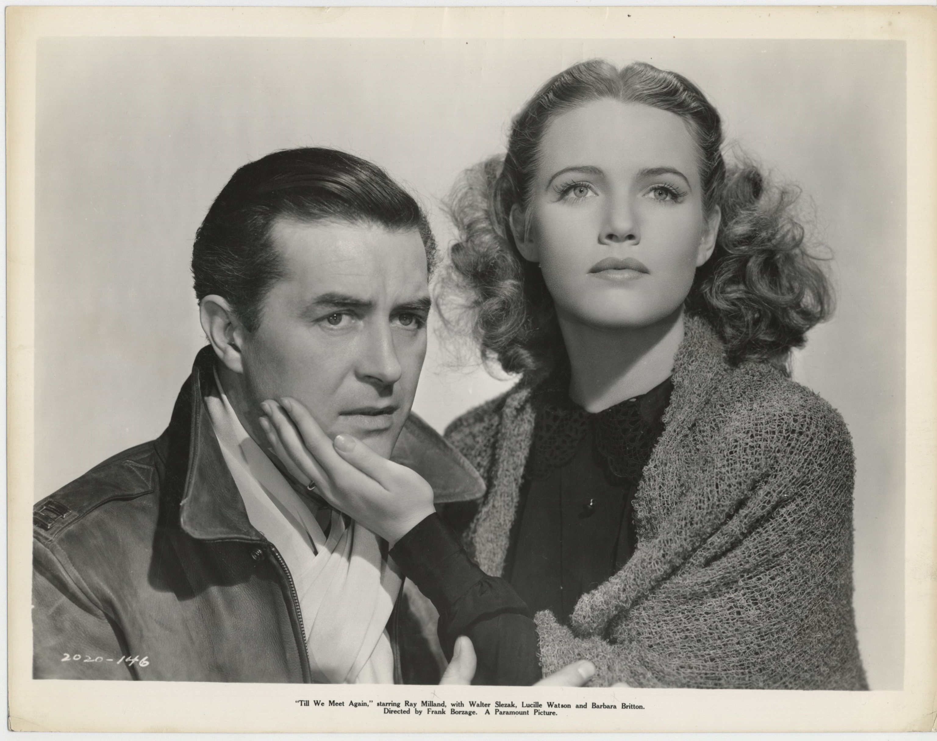 Ray Milland and Barbara Britton in Till We Meet Again (1944)