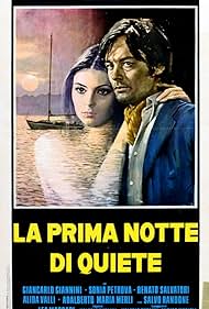 Alain Delon and Sonia Petrovna in La prima notte di quiete (1972)