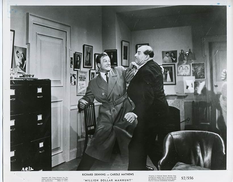 Ronald Adam and Richard Denning in Assignment Redhead (1956)