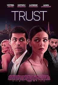 Lucien Laviscount, Victoria Justice, Katherine McNamara, and Matthew Daddario in Trust (2021)