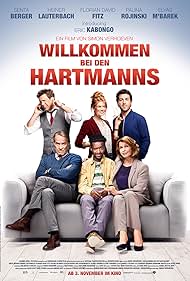 Senta Berger, Heiner Lauterbach, Elyas M'Barek, Florian David Fitz, Palina Rojinski, and Eric Kabongo in Willkommen bei den Hartmanns (2016)