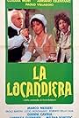 Adriano Celentano, Claudia Mori, and Paolo Villaggio in La locandiera (1980)