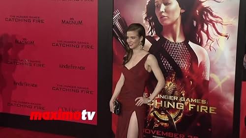 Watch Elena Sanchez at the premiere of The Hunger Games: Catching Fire