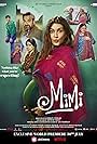 Manoj Pahwa, Supriya Pathak, Pankaj Tripathi, Evelyn Edwards, Sai Tamhankar, Aidan Whytock, and Kriti Sanon in Mimi (2021)