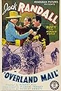 George Cleveland, Dennis Moore, Jack Randall, and Rusty the Horse in Overland Mail (1939)