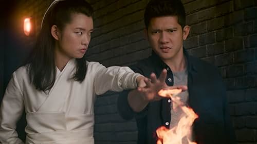 Celia Au and Iko Uwais in Wu Assassins (2019)