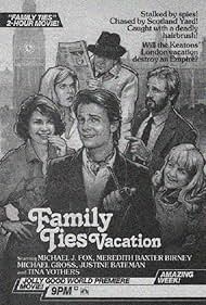 Michael J. Fox, Justine Bateman, Meredith Baxter, Tina Yothers, and Michael Gross in Family Ties Vacation (1985)