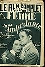 Pierre Blanchar and Line Noro in Une femme sans importance (1937)