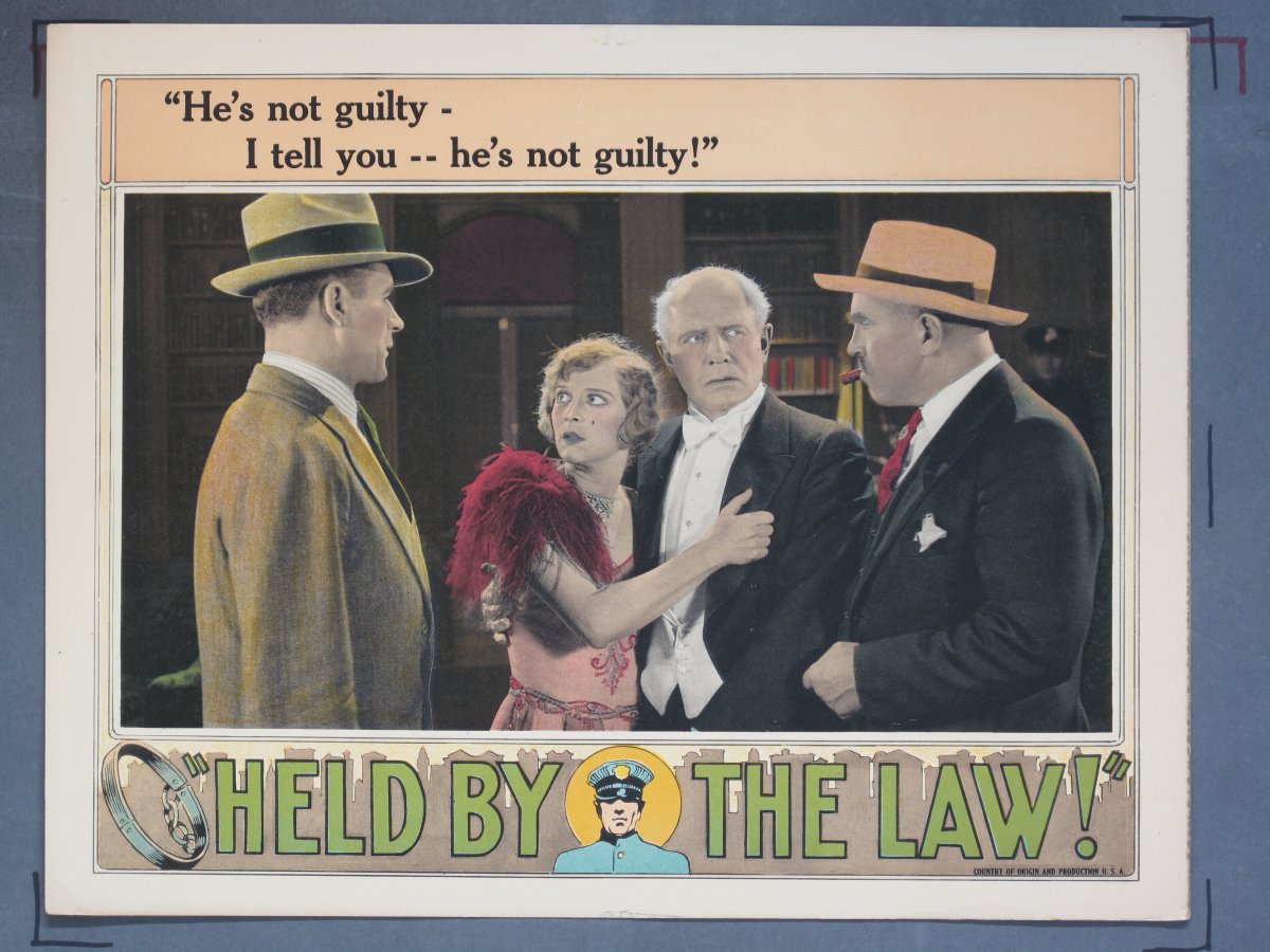 Marguerite De La Motte, Fred Kelsey, Ralph Lewis, and Robert Ober in Held by the Law (1927)