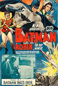 Jane Adams, Johnny Duncan, and Robert Lowery in Batman and Robin (1949)