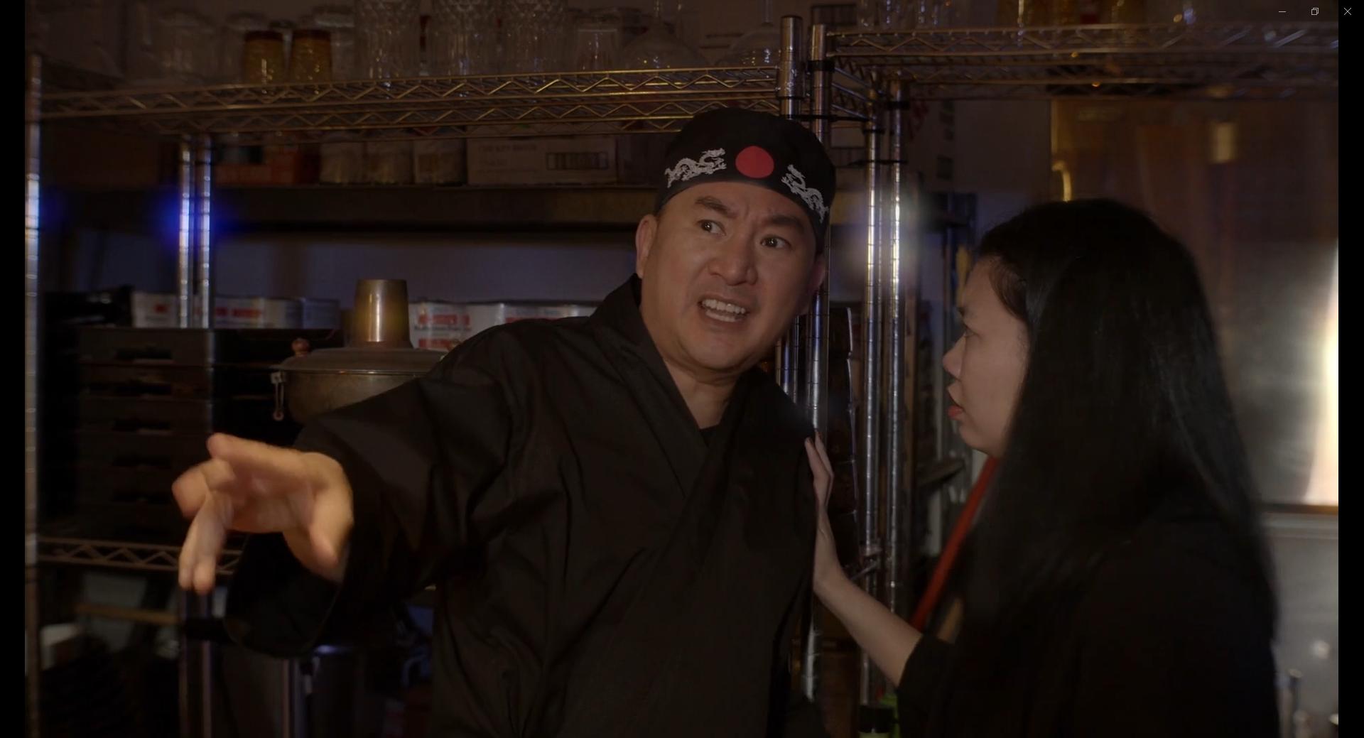 Marco Torres as Sushi Chef in horror film, Inner Demons