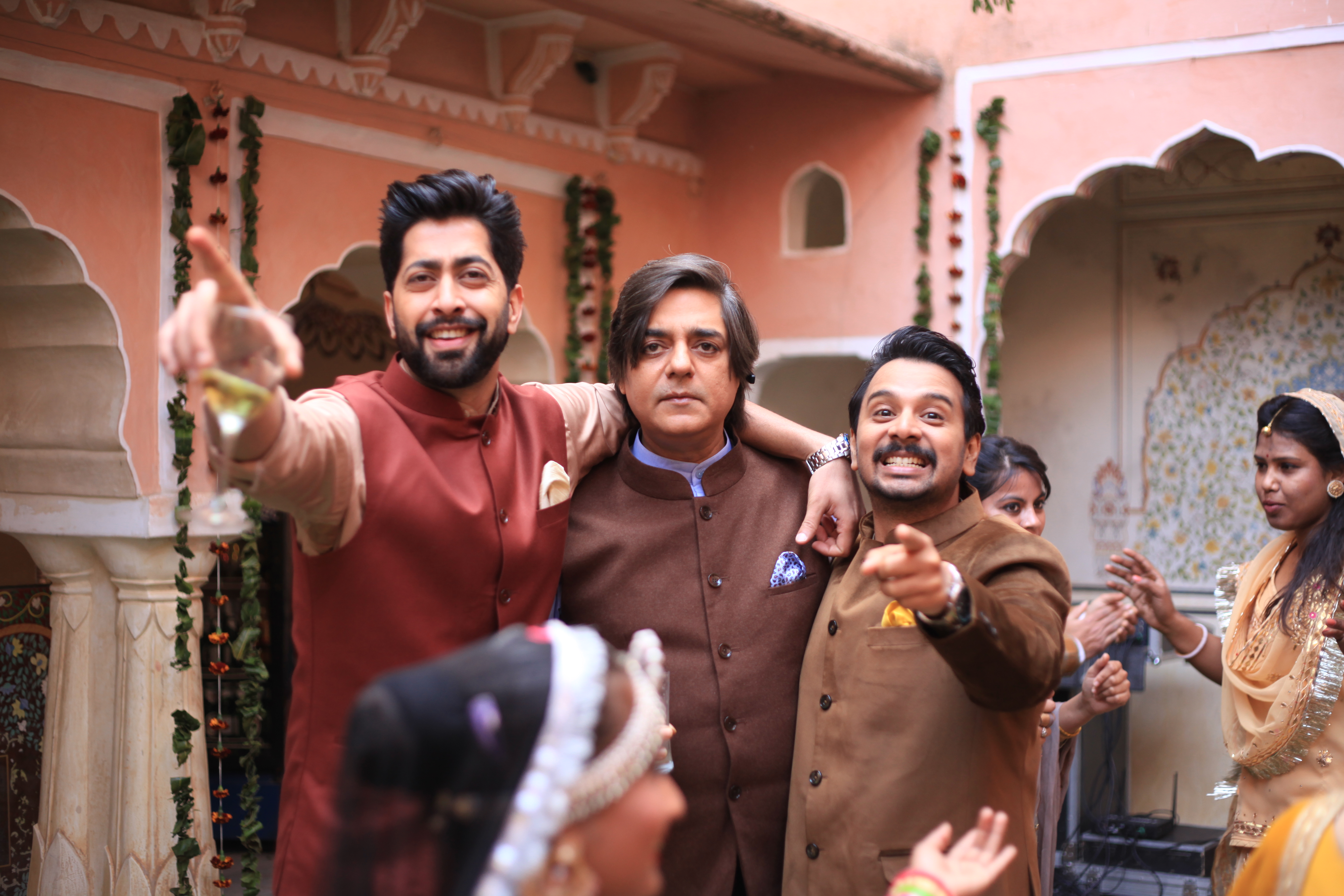 Chandrachur Singh, Namit Das, and Ankur Bhatia in Aarya (2020)