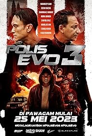 Douglas Lim, Syafiq Kyle, Farali Khan, Fauzi Nawawi, Shaheizy Sam, Zizan Razak, and Sharnaaz Ahmad in Polis Evo 3 (2023)