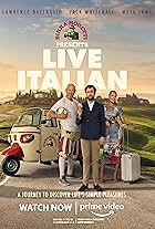 Lawrence Dallaglio, Jack Whitehall, and Maya Jama in Live Italian (2023)