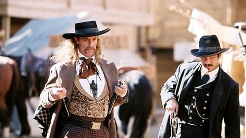 Keith Carradine and Timothy Olyphant in Cao Bồi Miền Tây (2004)