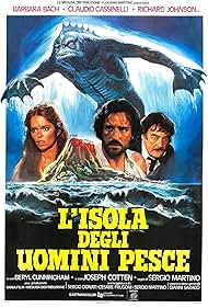 Barbara Bach, Claudio Cassinelli, and Richard Johnson in L'isola degli uomini pesce (1979)