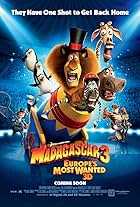 Frances McDormand, Jada Pinkett Smith, Chris Rock, David Schwimmer, Martin Short, Ben Stiller, Bryan Cranston, John DiMaggio, Tom McGrath, Christopher Knights, Jessica Chastain, and Chris Miller in Madagascar 3: Thần Tượng Châu Âu (2012)