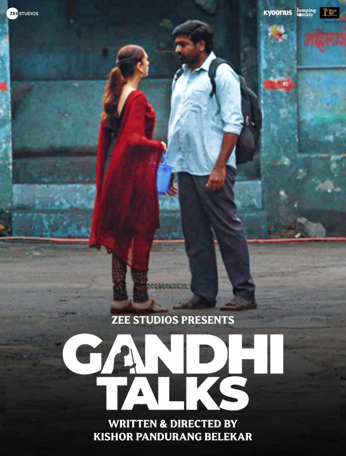 Aditi Rao Hydari and Vijay Sethupathi in Gandhi Talks (2025)