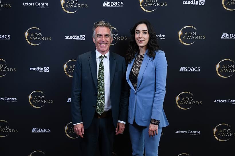 Michael Bentham and Geraldine Hakewill at an event for Disclosure (2020)