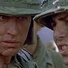 Johnny Depp and Tom Berenger in Platoon (1986)