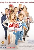 Nathalie Baye, Didier Bourdon, Arielle Dombasle, Élodie Fontan, Gérard Jugnot, Philippe Lacheau, Tarek Boudali, and Julien Arruti in Alibi.com 2 (2023)