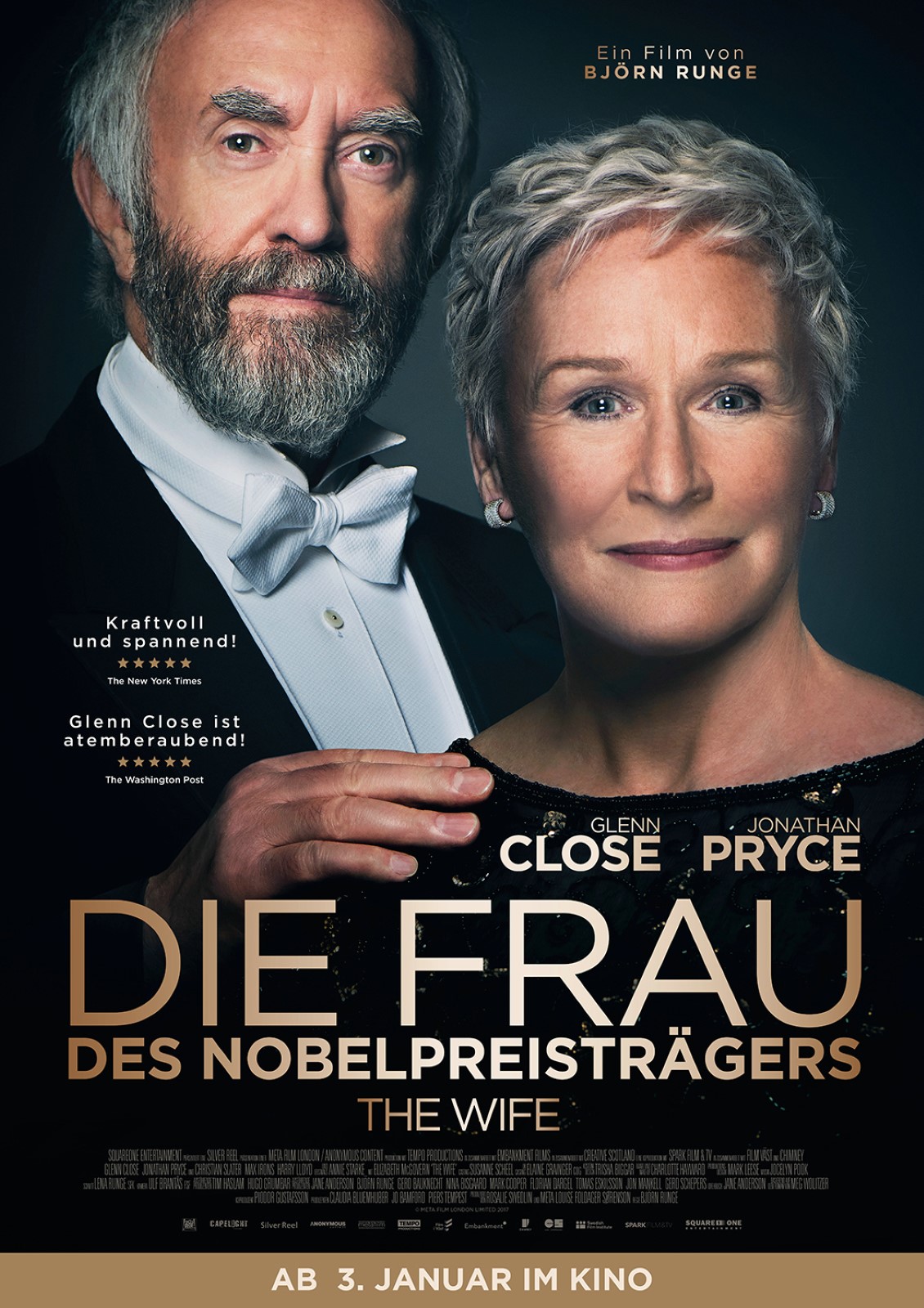 Glenn Close and Jonathan Pryce in The Wife (2017)