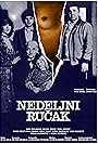 Neda Arneric, Karlo Bulic, Milena Dravic, Dragan Nikolic, and Velimir 'Bata' Zivojinovic in Nedeljni rucak (1982)