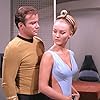 William Shatner and Barbara Bouchet in Star Trek (1966)