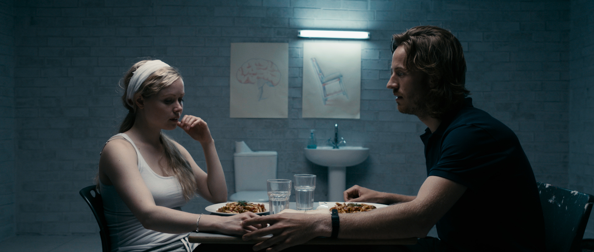 Stuart Mortimer and Ingvild Deila in Hippopotamus (2018)