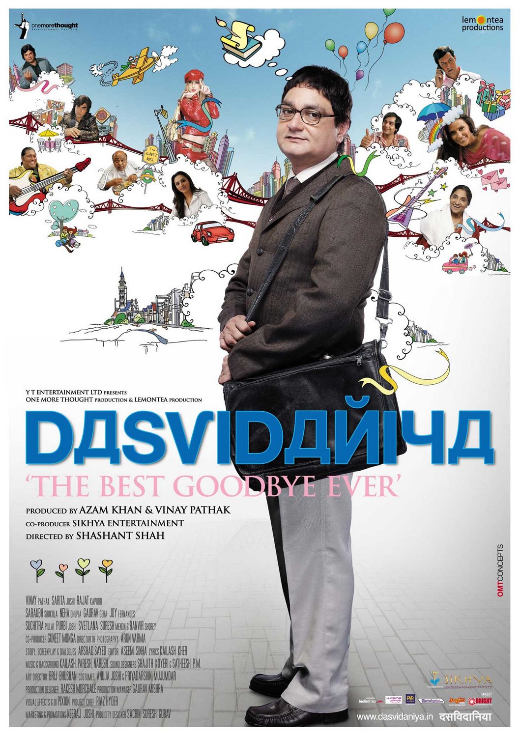 Rajat Kapoor, Vinay Pathak, Suchitra Pillai, Saurabh Shukla, Joy Fernandes, Neha Dhupia, and Ranvir Shorey in Dasvidaniya (2008)