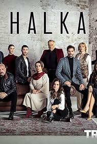 Nazan Kesal, Burak Sergen, Ahmet Mümtaz Taylan, Funda Ilhan, Umut Karadag, Serhat Midyat, Serkan Çayoglu, Kaan Yildirim, Hande Erçel, Hazal Subasi, and Dilan Telkok in Halka (2019)