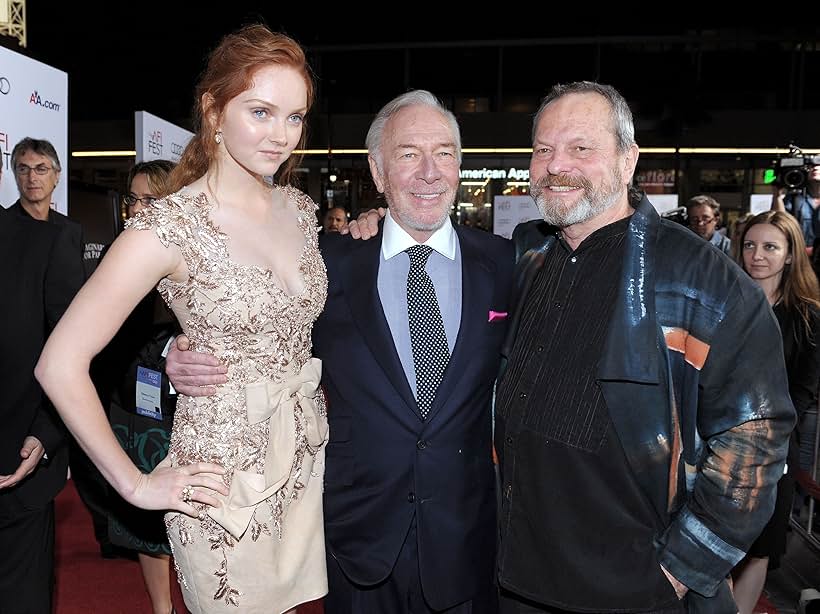 Terry Gilliam, Christopher Plummer, and Lily Cole at an event for Đánh Cược Với Quỷ (2009)