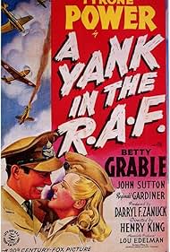 Tyrone Power and Betty Grable in A Yank in the R.A.F. (1941)