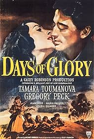 Gregory Peck and Tamara Toumanova in Days of Glory (1944)