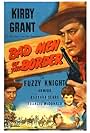 Kirby Grant, Fuzzy Knight, and Barbara Sears in Bad Men of the Border (1945)