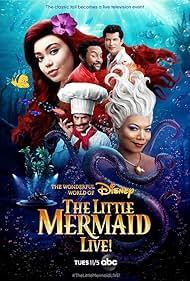 Queen Latifah, John Stamos, Shaggy, Graham Phillips, and Auli'i Cravalho in The Little Mermaid Live! (2019)