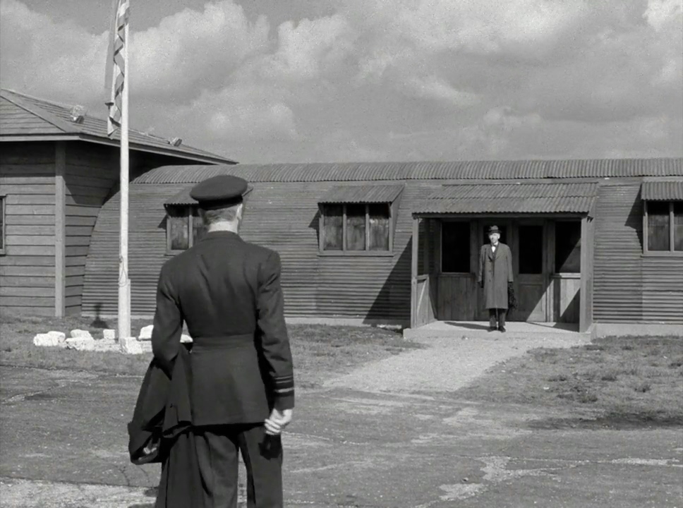 Alexander Knox and Michael Redgrave in The Night My Number Came Up (1955)