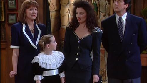 Fran Drescher, Miriam Flynn, Charles Shaughnessy, and Madeline Zima in The Nanny (1993)