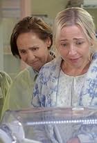 Sara Gilbert, Alicia Goranson, and Laurie Metcalf in Preemies, Weed and Infidelity (2019)