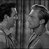 Mike Connors and Richard Denning in Day the World Ended (1955)