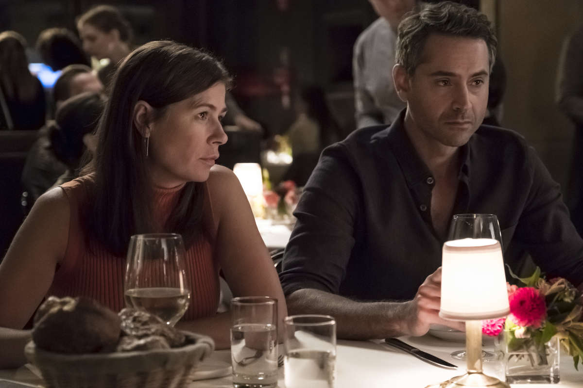 Maura Tierney and Omar Metwally in The Affair (2014)