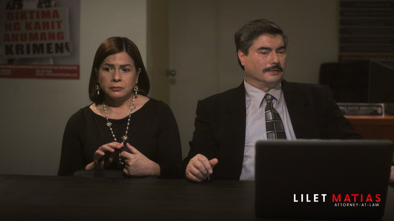 Rita Avila and Lloyd Samartino in Lilet Matias, Attorney-at-Law (2024)